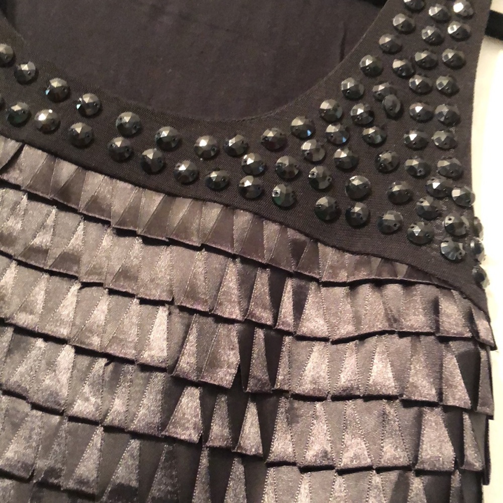 Express Art Deco cocktail dress + bonus slip, wrap - Picture 2 of 4